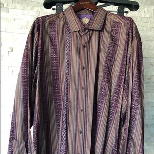Robert Graham Mens Dress Shirt 3XL, Worn once
